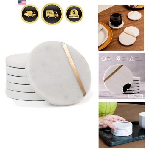 Marble coasters set - marble,