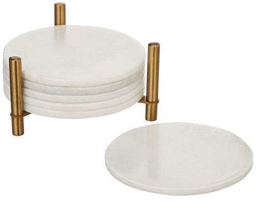 Marble coasters for drinks - marble,