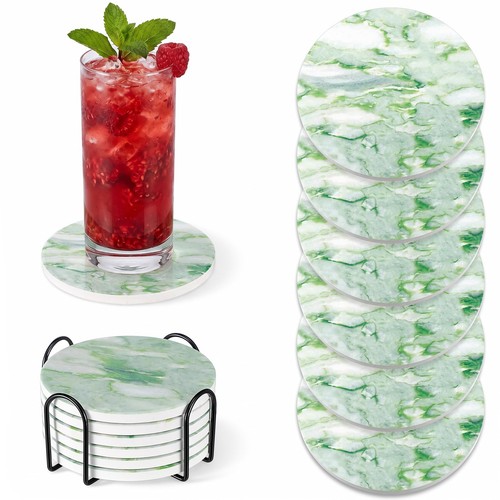 Pcs marble drink - pcs, coasters