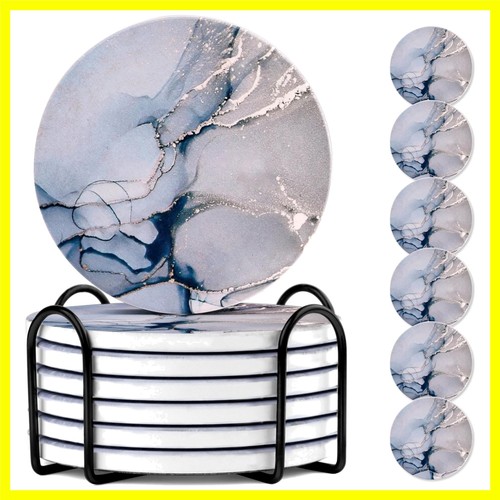 6pcs round ceramic - 6pcs,