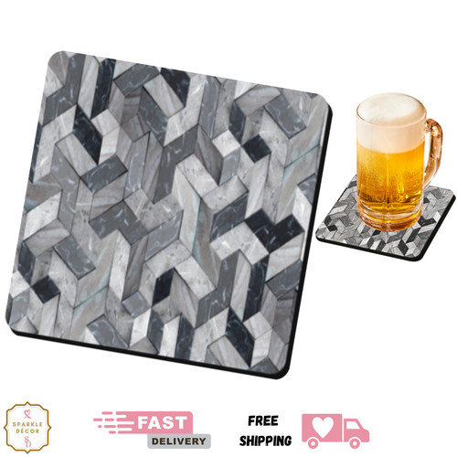 Marble geometric square - marble,