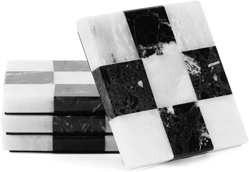Marble coasters set 4 - coasters,