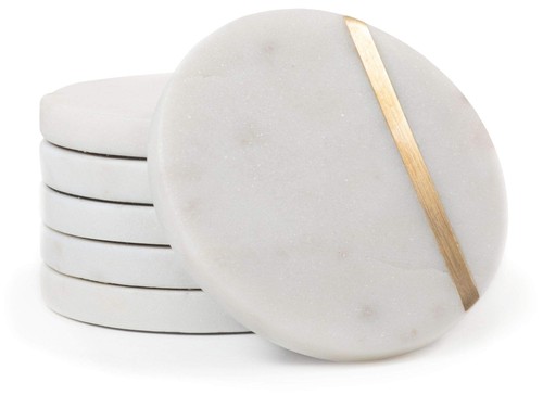 Marble coasters set - coasters,