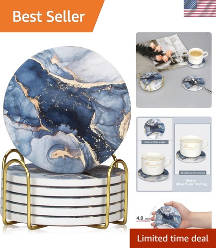 Coasters set navy blue - coasters,