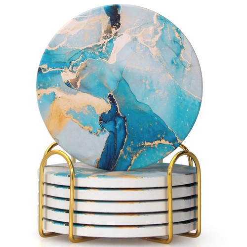 Pcs light blue marble - 6,