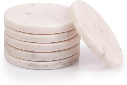 Ehc marble drink coasters - ehc,