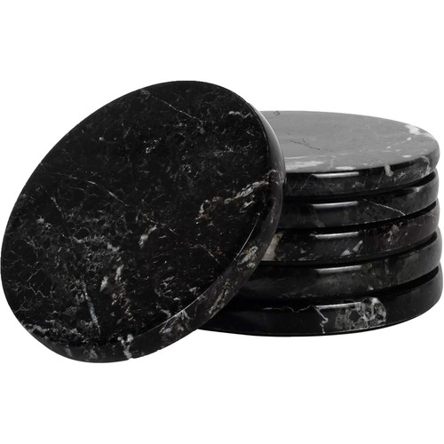 Marble round coasters - round,