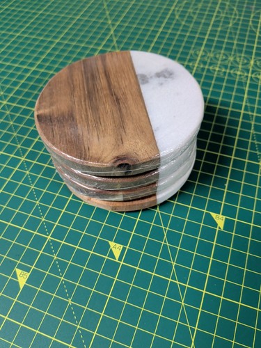 Wooden acacia wood - acacia, white