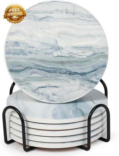 Drink coasters with holder for - coasters,
