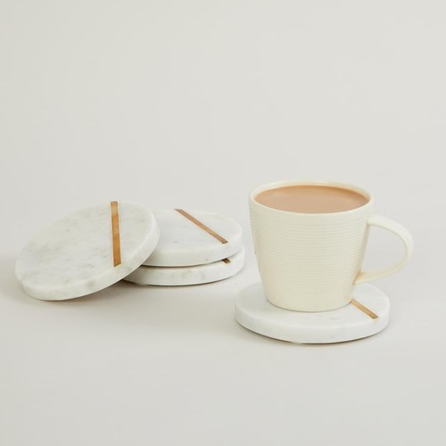 Marble drink coasters set - drink, of