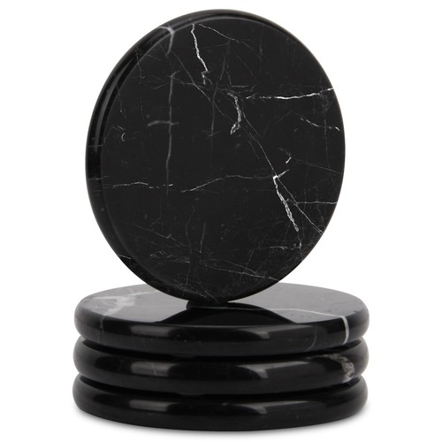 Natural marble coasters set - natural, of