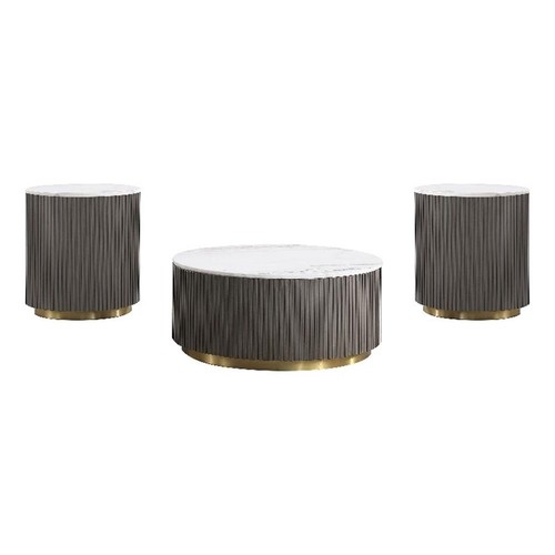 Coaster jason piece round - jason, 3-piece