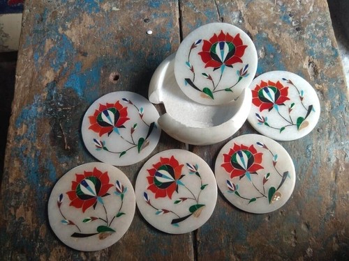 Marvelous marble inlay - marvelous, tea